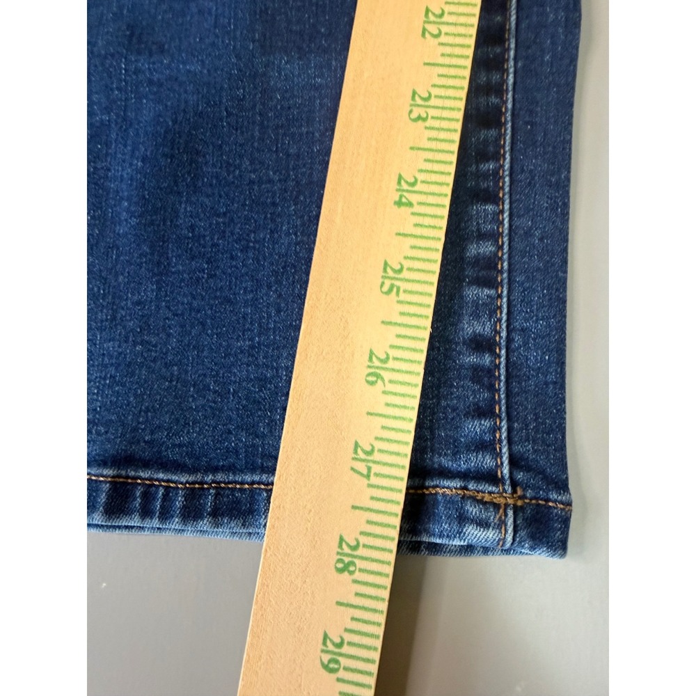 Nine West Slim Straight Jeans Womens 16 Medium Wash Blue Denim Stretch RN73277 - Picture 5 of 6